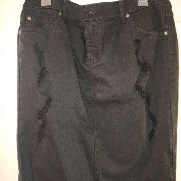 Torrid Denim Mini Skirt - Picture 4 of 6